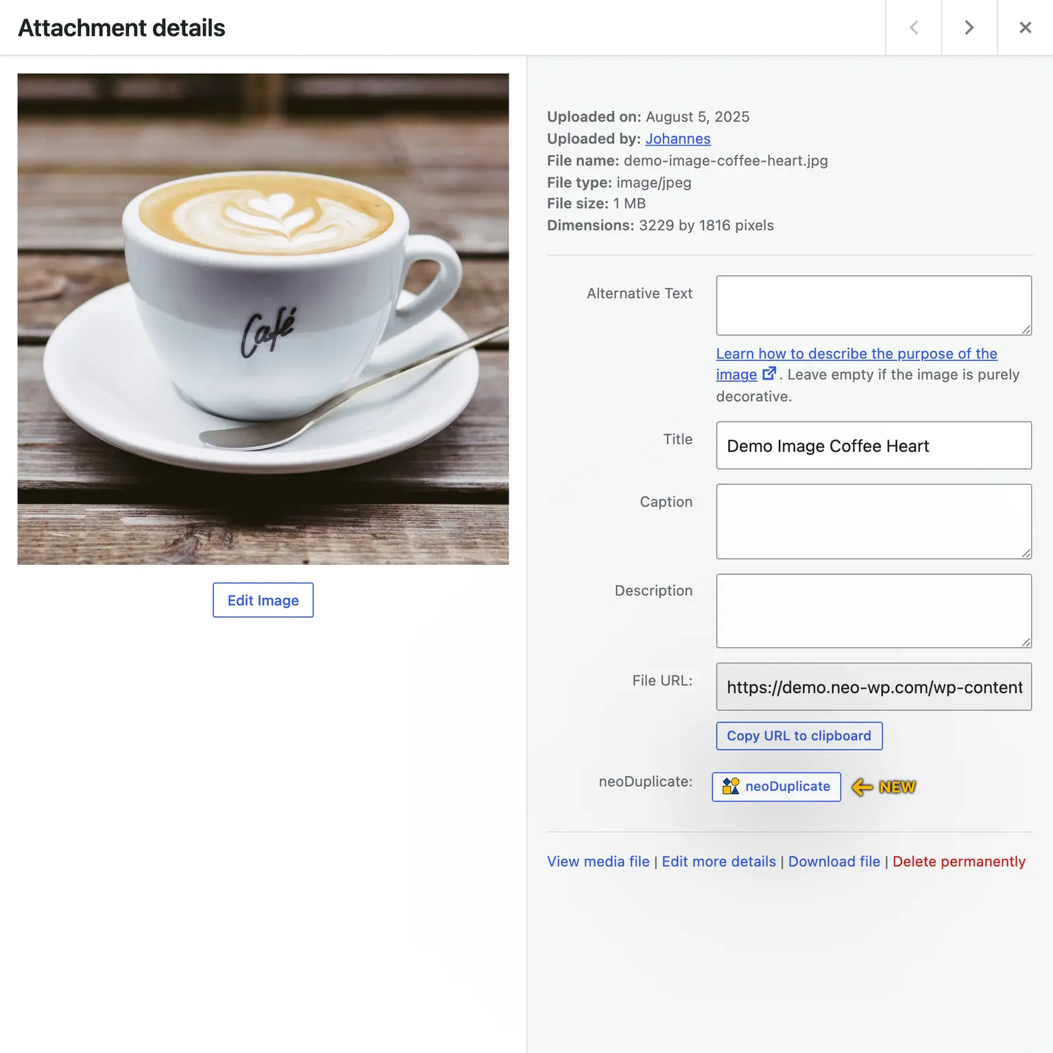 Bulk-Verarbeitung zum Duplizieren mehrerer Bilder, Videos und Dokumente direkt in der WordPress-Mediathek