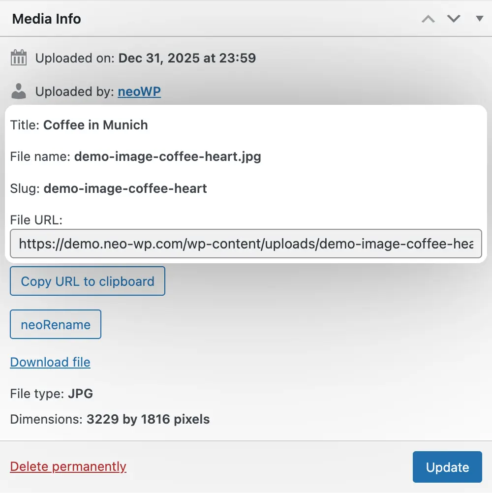 Reliable adjustment of all image references across the entire database, including PHP arrays and ACF fields of all posts