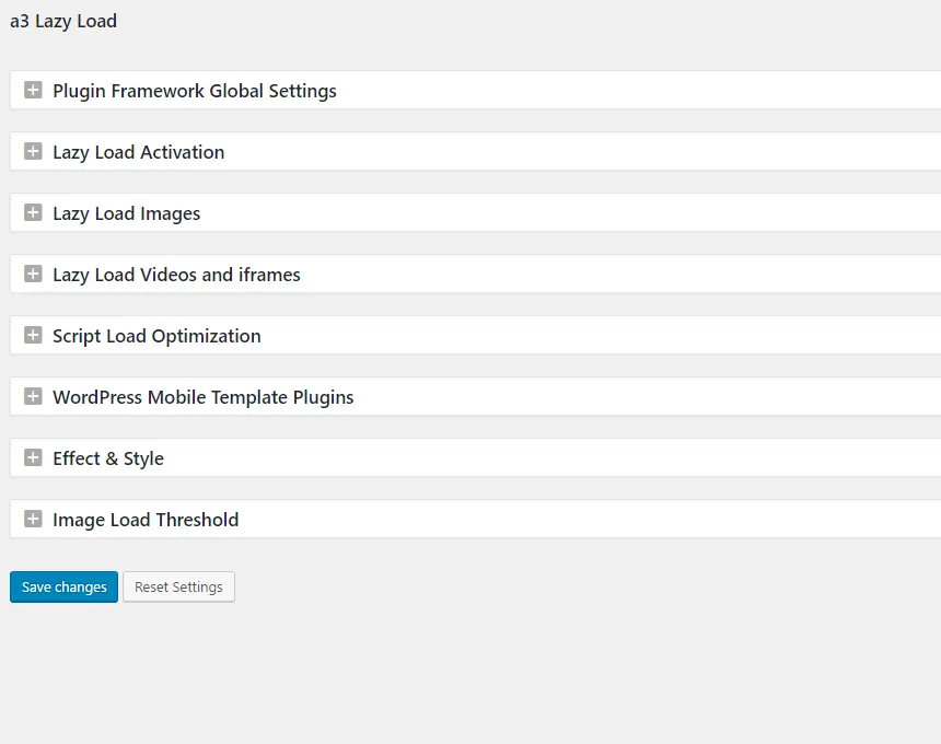 Screenshot des WordPress Plugins a3-lazy-load zum Thema: a3 lazy load, image lazy load, Lazy Loading, lazyload