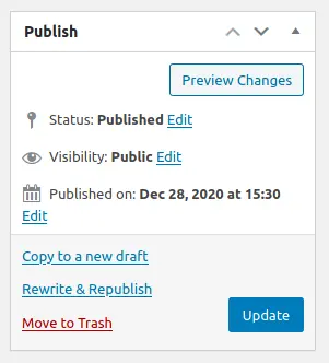 Screenshot of the WordPress plugin duplicate-post on the topic: clone, copy, duplicate post