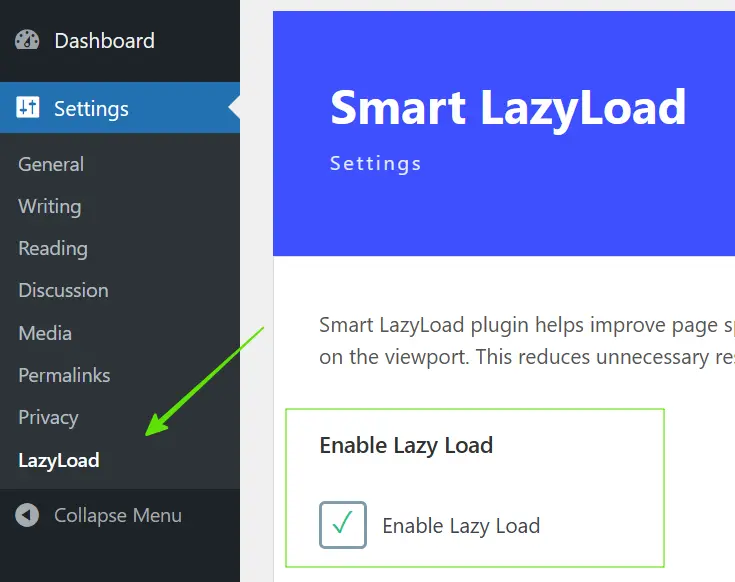 Capture d’écran du plugin WordPress lazy-load-for-images sur le thème : iframes, images, lazy load, lazyload, vidéo