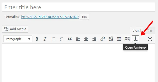Screenshot of the WordPress plugin painterro on the topic: crop, image, Image editor, paint